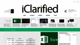 What Iclarified.com website looked like in 2022 (2 years ago)