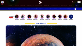 What Indiatimes.com website looked like in 2022 (2 years ago)