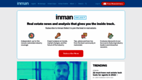 What Inman.com website looked like in 2022 (2 years ago)