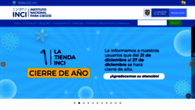 What Inci.gov.co website looked like in 2022 (2 years ago)