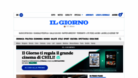 What Ilgiorno.it website looked like in 2022 (2 years ago)