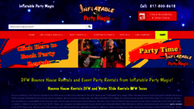 What Inflatablepartymagictx.com website looked like in 2022 (2 years ago)