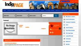 What Indiaonapage.com website looked like in 2022 (2 years ago)