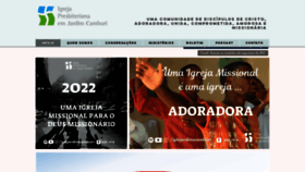 What Ipjc.org.br website looked like in 2022 (2 years ago)