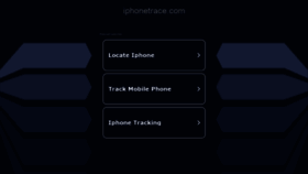 What Iphonetrace.com website looked like in 2022 (2 years ago)