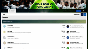 What Indiancricketfans.com website looked like in 2022 (2 years ago)