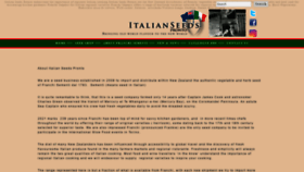 What Italianseedspronto.co.nz website looked like in 2022 (2 years ago)