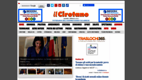 What Ilcirotano.it website looked like in 2022 (2 years ago)