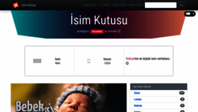 What Isimkutusu.net website looked like in 2022 (2 years ago)