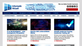 What Informatik-aktuell.de website looked like in 2022 (2 years ago)