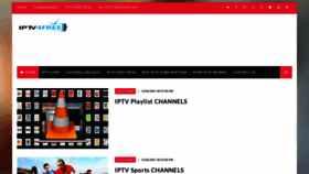 What Iptv4free.com website looked like in 2022 (2 years ago)
