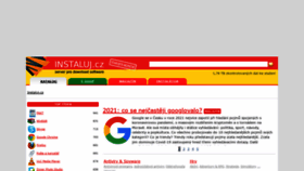 What Instaluj.cz website looked like in 2022 (3 years ago)
