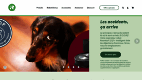 What Irobot.fr website looked like in 2022 (2 years ago)