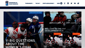 What Iihf.com website looked like in 2022 (2 years ago)