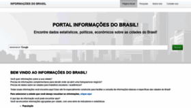 What Informacoesdobrasil.com.br website looked like in 2022 (2 years ago)