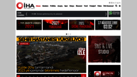 What Iha.com.tr website looked like in 2022 (3 years ago)
