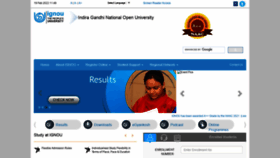 What Ignou.ac.in website looked like in 2022 (2 years ago)