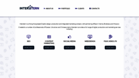 What Interstern.com website looked like in 2022 (2 years ago)