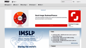 What Imslp.org website looked like in 2022 (2 years ago)