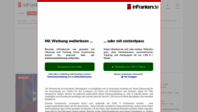 What Infranken.de website looked like in 2022 (2 years ago)