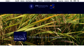 What Ipb.ac.id website looked like in 2022 (2 years ago)