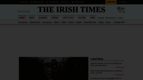What Irishtimes.com website looked like in 2022 (2 years ago)