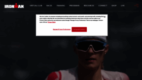 What Ironman.com website looked like in 2022 (2 years ago)