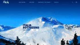 What Italia.it website looked like in 2022 (2 years ago)