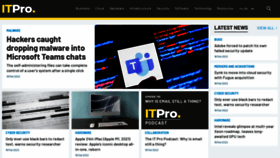 What Itpro.co.uk website looked like in 2022 (2 years ago)