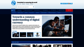 What Itu.int website looked like in 2022 (3 years ago)