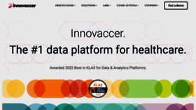 What Innovaccer.com website looked like in 2022 (2 years ago)