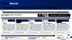 What Investsocial.com website looked like in 2022 (2 years ago)