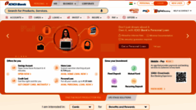 What Icicibank.com website looked like in 2022 (2 years ago)