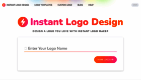 What Instantlogodesign.com website looked like in 2022 (2 years ago)