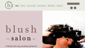 What Iheartblushsalon.com website looked like in 2022 (2 years ago)