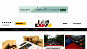What Iamexpat.nl website looked like in 2022 (2 years ago)