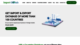 What Importglobals.com website looked like in 2022 (2 years ago)