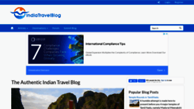 What Indiatravelblog.com website looked like in 2022 (2 years ago)