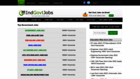 What Indgovtjobs.in website looked like in 2022 (2 years ago)