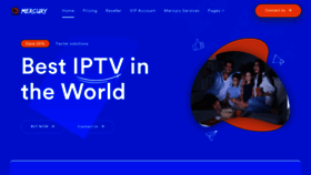 What Iptvmercury.com website looked like in 2022 (2 years ago)