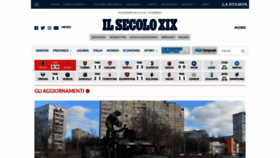 What Ilsecoloxix.it website looked like in 2022 (2 years ago)