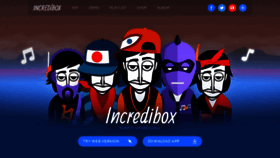What Incredibox.com website looked like in 2022 (2 years ago)