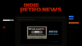 What Indieretronews.com website looked like in 2022 (2 years ago)