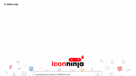 What Iconninja.com website looked like in 2022 (2 years ago)