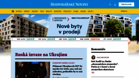What Ihned.cz website looked like in 2022 (2 years ago)