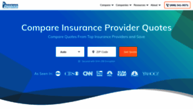 What Insuranceproviders.com website looked like in 2022 (3 years ago)