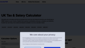 What Income-tax.co.uk website looked like in 2022 (2 years ago)