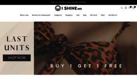 What Ishine365.com website looked like in 2022 (2 years ago)