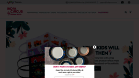 What Indiacircus.com website looked like in 2022 (3 years ago)
