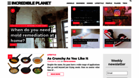 What Incredibleplanet.net website looked like in 2022 (2 years ago)